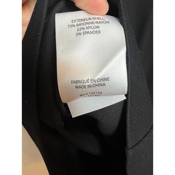 Mackage Black Bodycon Mini Dress Sz. 10 - Picture 6 of 6